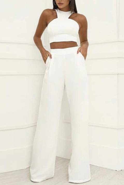 white colour jumpsuit