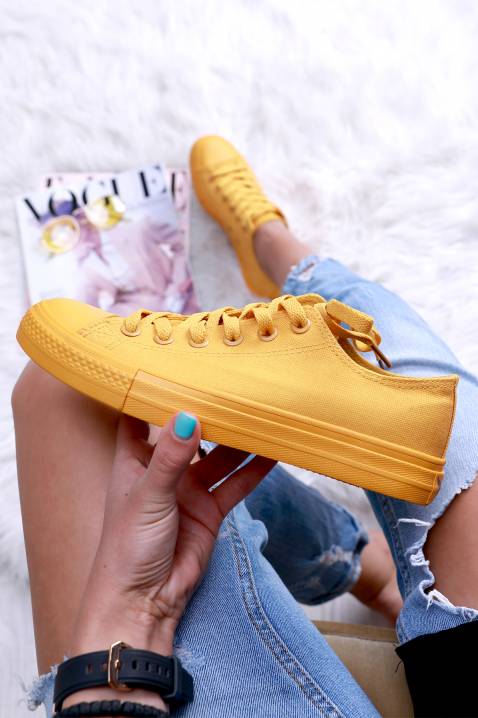 shoes yellow colour