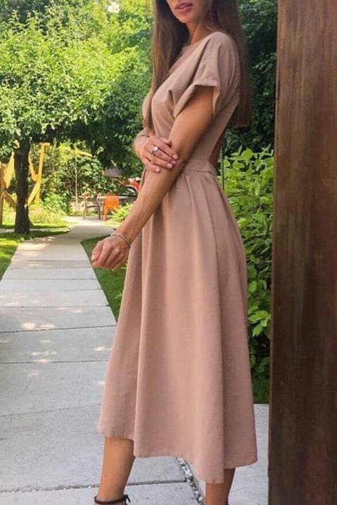 beige colour frocks