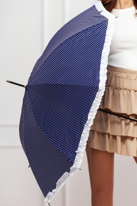 Ομπρέλα DOLIMANA NAVY, Χρώμα: σκούρο μπλε και άσπρο, IVET.EU - Εκπτώσεις έως -80%