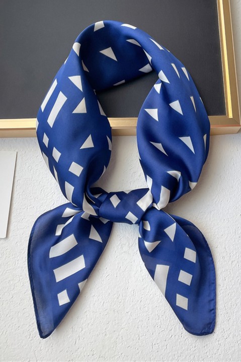 Φουλάρι LOKINARA 70x70 cm, Χρώμα: μπλε, IVET.EU - Εκπτώσεις έως -80%
