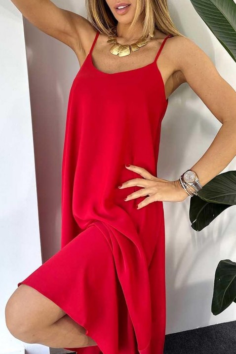 Φόρεμα KERTISA, Χρώμα: κόκκινο, IVET.EU - Εκπτώσεις έως -80%