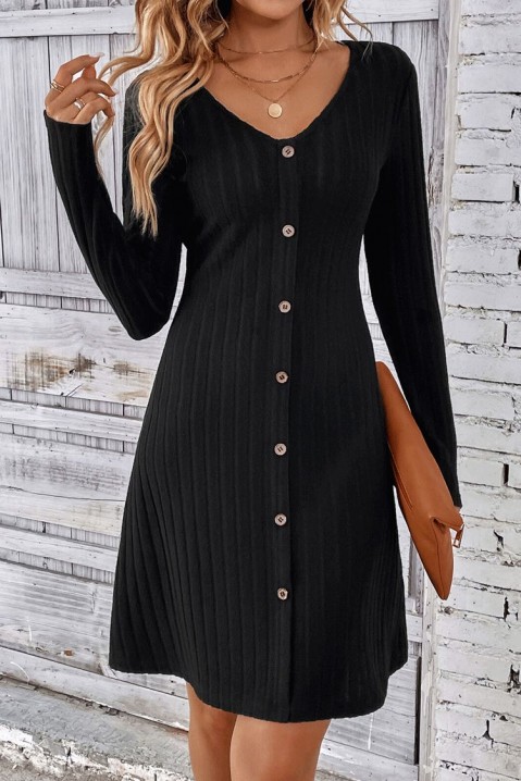 Φόρεμα BONENZA, Χρώμα: μαύρο, IVET.EU - Εκπτώσεις έως -80%