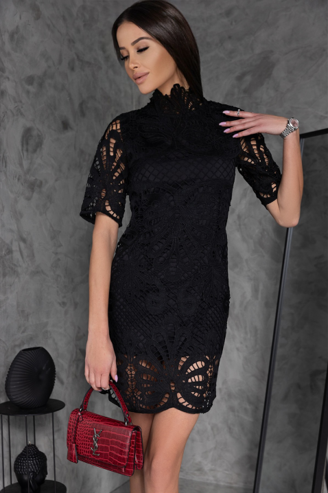 Φόρεμα LERTIRDA BLACK, Χρώμα: μαύρο, IVET.EU - Εκπτώσεις έως -80%