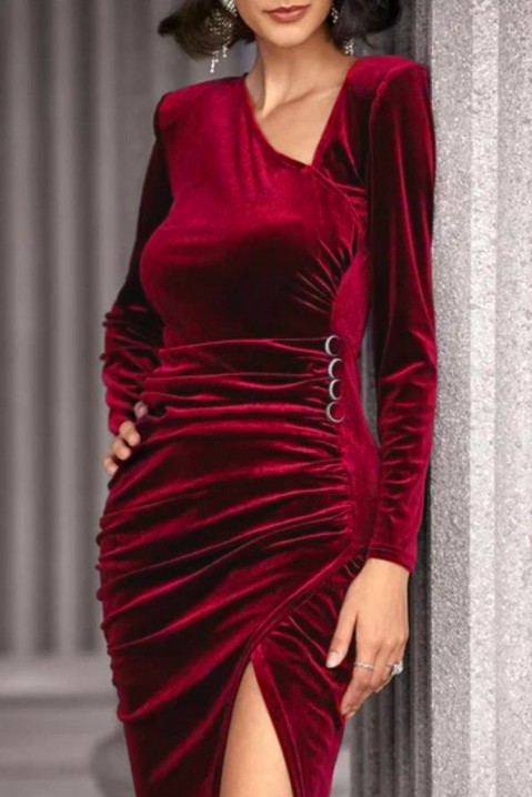 Φόρεμα JARMOVA, Χρώμα: μπορντό, IVET.EU - Εκπτώσεις έως -80%