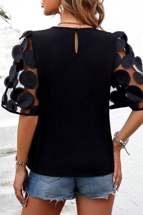 Γυναικεία μπλούζα LOSELINA BLACK, Χρώμα: μαύρο, IVET.EU - Εκπτώσεις έως -80%