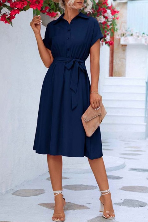 Φόρεμα MELINTA NAVY, Χρώμα: σκούρο μπλε, IVET.EU - Εκπτώσεις έως -80%