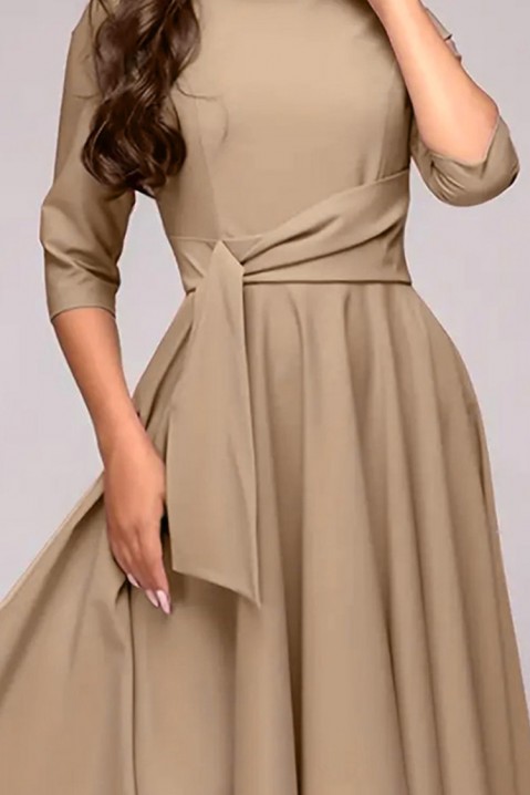 Φόρεμα RUMINFA BEIGE, Χρώμα: μπεζ, IVET.EU - Εκπτώσεις έως -80%
