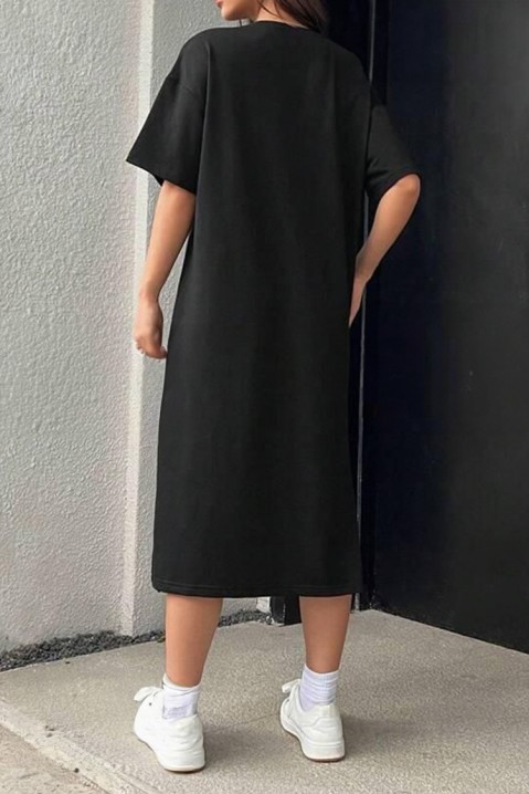 Φόρεμα SIOLFEDA BLACK, Χρώμα: μαύρο, IVET.EU - Εκπτώσεις έως -80%