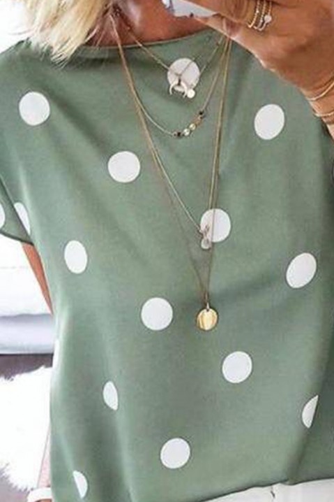Γυναικεία μπλούζα DERMOFA OLIVE, Χρώμα: πράσινο της ελιάς, IVET.EU - Εκπτώσεις έως -80%