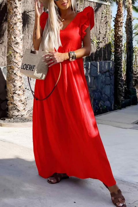 Φόρεμα TIMORZA RED, Χρώμα: κόκκινο, IVET.EU - Εκπτώσεις έως -80%