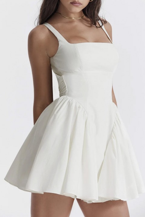 Φόρεμα TOIMELFA WHITE, Χρώμα: άσπρο, IVET.EU - Εκπτώσεις έως -80%