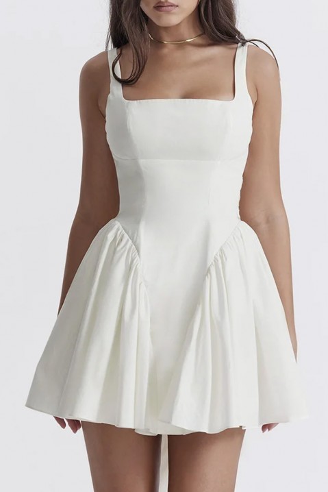 Φόρεμα TOIMELFA WHITE, Χρώμα: άσπρο, IVET.EU - Εκπτώσεις έως -80%