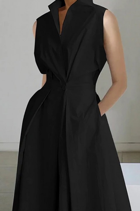Φόρεμα VENIOFA BLACK, Χρώμα: μαύρο, IVET.EU - Εκπτώσεις έως -80%