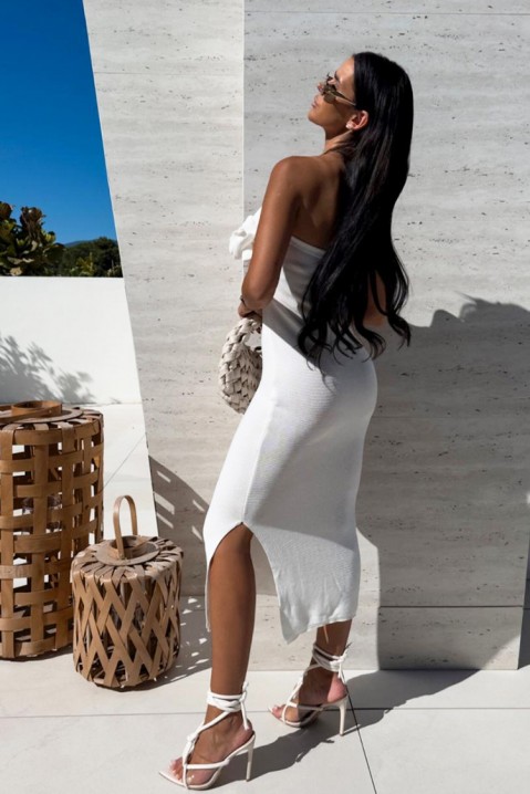 Φόρεμα TRIOLJA WHITE, Χρώμα: άσπρο, IVET.EU - Εκπτώσεις έως -80%