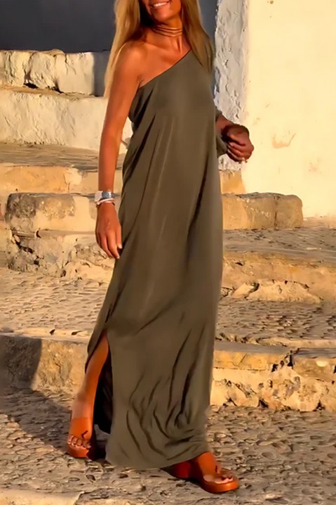 Φόρεμα MROLDEFA KHAKI, Χρώμα: χακί, IVET.EU - Εκπτώσεις έως -80%