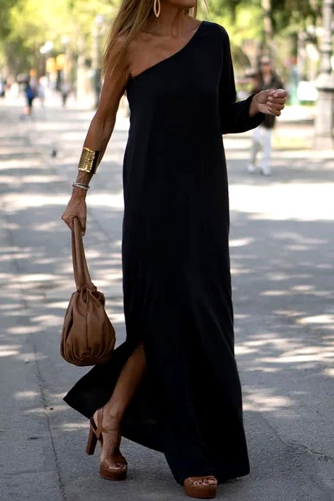 Φόρεμα MROLDEFA BLACK, Χρώμα: μαύρο, IVET.EU - Εκπτώσεις έως -80%
