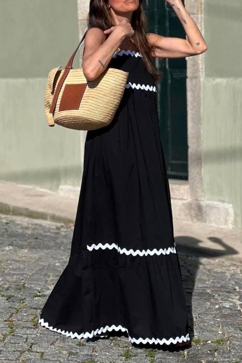 Šaty SERMOZA, Barva: černá, IVET.EU - Stylové oblečení