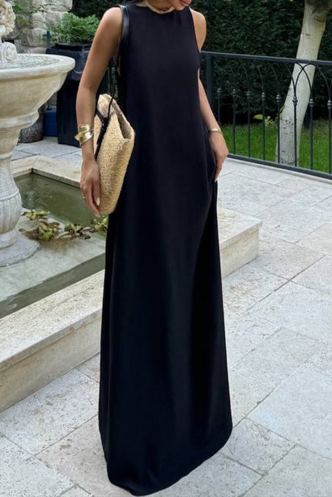 Φόρεμα DILMERGA BLACK, Χρώμα: μαύρο, IVET.EU - Εκπτώσεις έως -80%