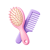 Hairbrushes, combs