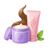 Masks, balms, hair conditioners