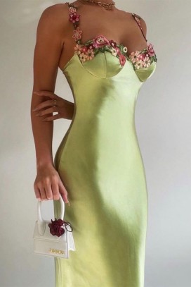 φόρεμα DROEFOLA GREEN
