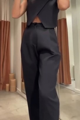 Kalhoty GEOMELPA BLACK