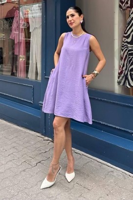 φόρεμα PURLEVA PURPLE