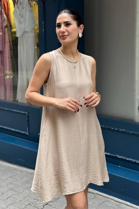φόρεμα PURLEVA BEIGE
