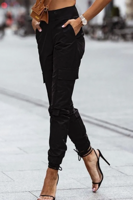 παντελόνι TREZOLDA BLACK