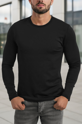 ανδρική μπλούζα GLOMERZO BLACK