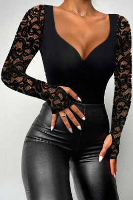 γυναικεία μπλούζα HREVELDA BLACK