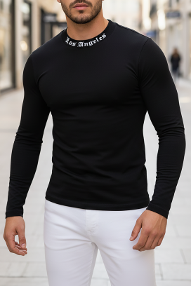 ανδρική μπλούζα BENOTO BLACK