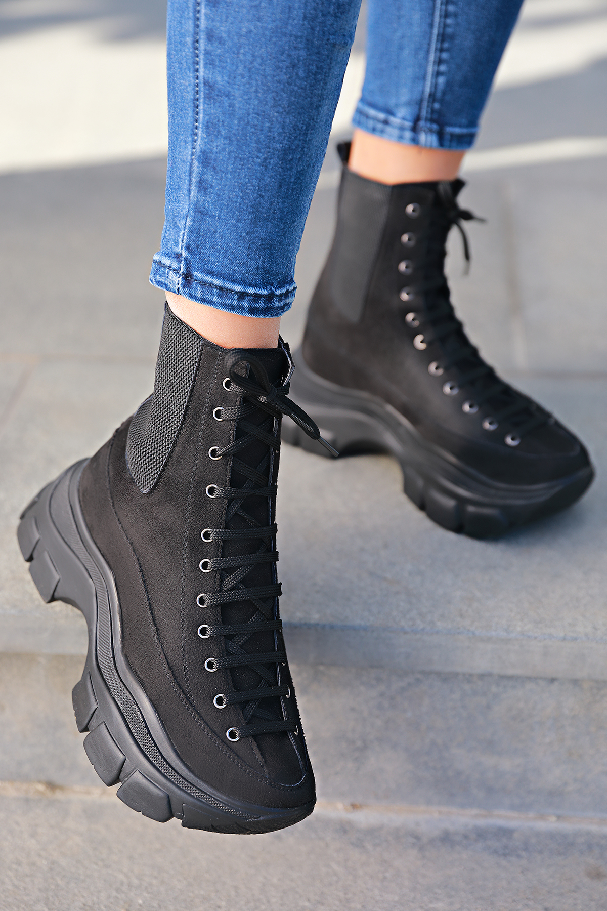 γυναικείες μπότες CALIPSO BLACK – 1