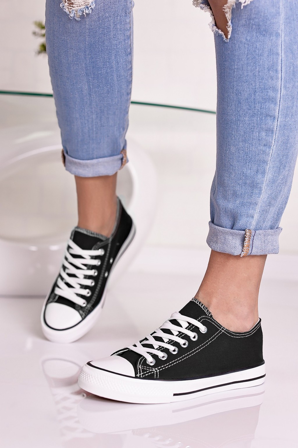 γυναικεία παπούτσια MORITA BLACK – 1