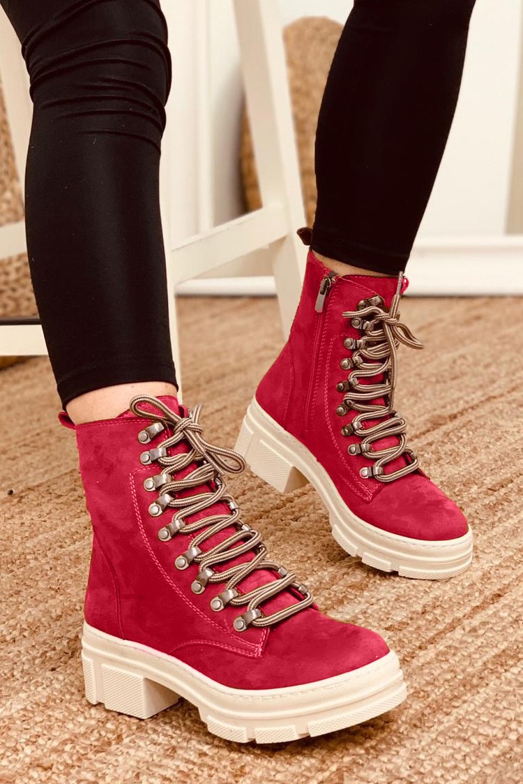 γυναικείες μπότες BELMESA RED – 1