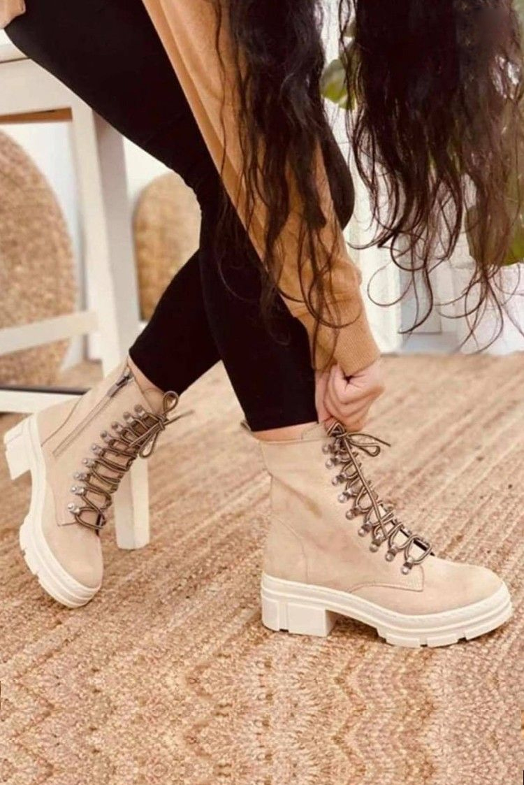 γυναικείες μπότες BELMESA BEIGE – 1