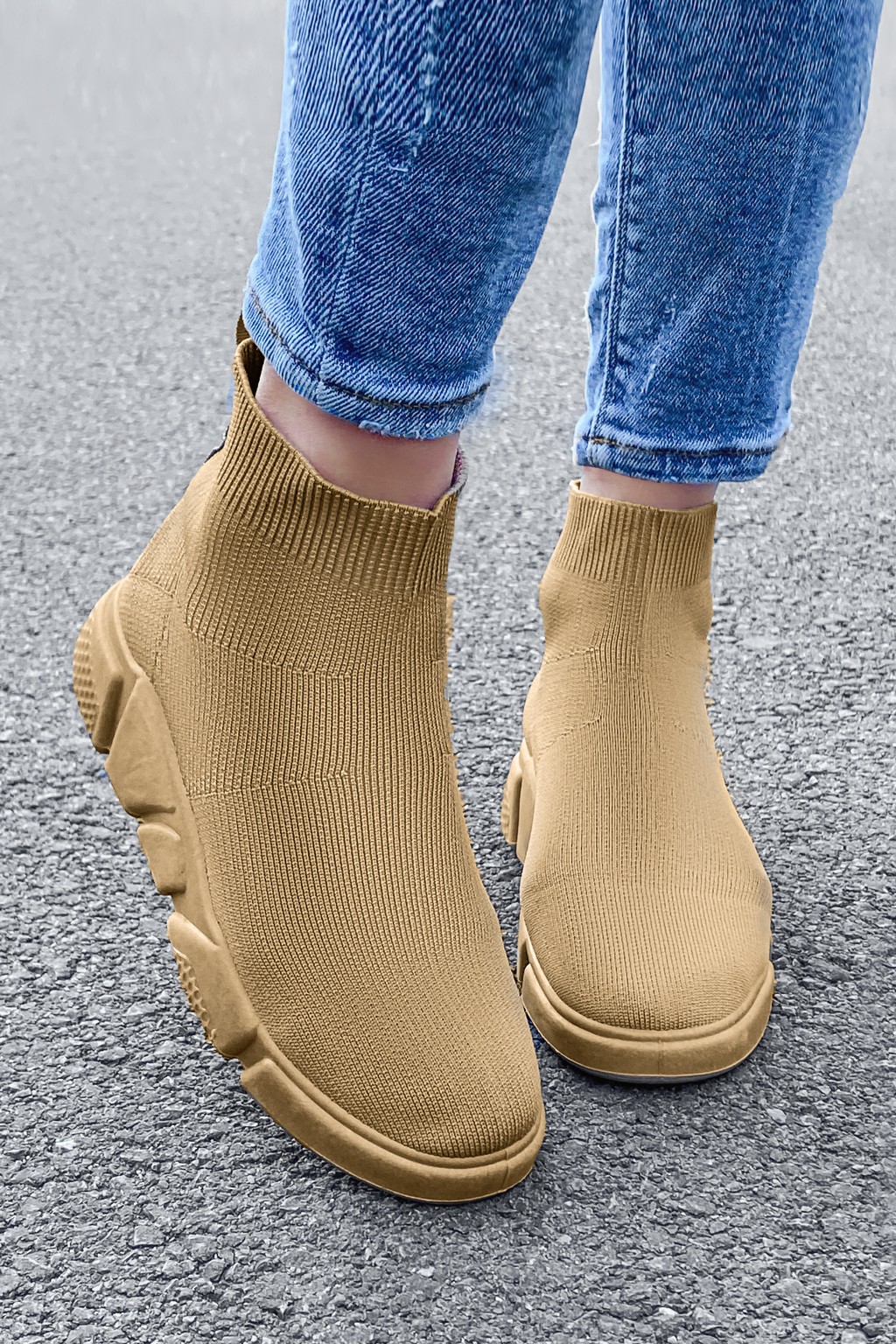 αθλητικά παπούτσια VIRZELDA BEIGE – 1