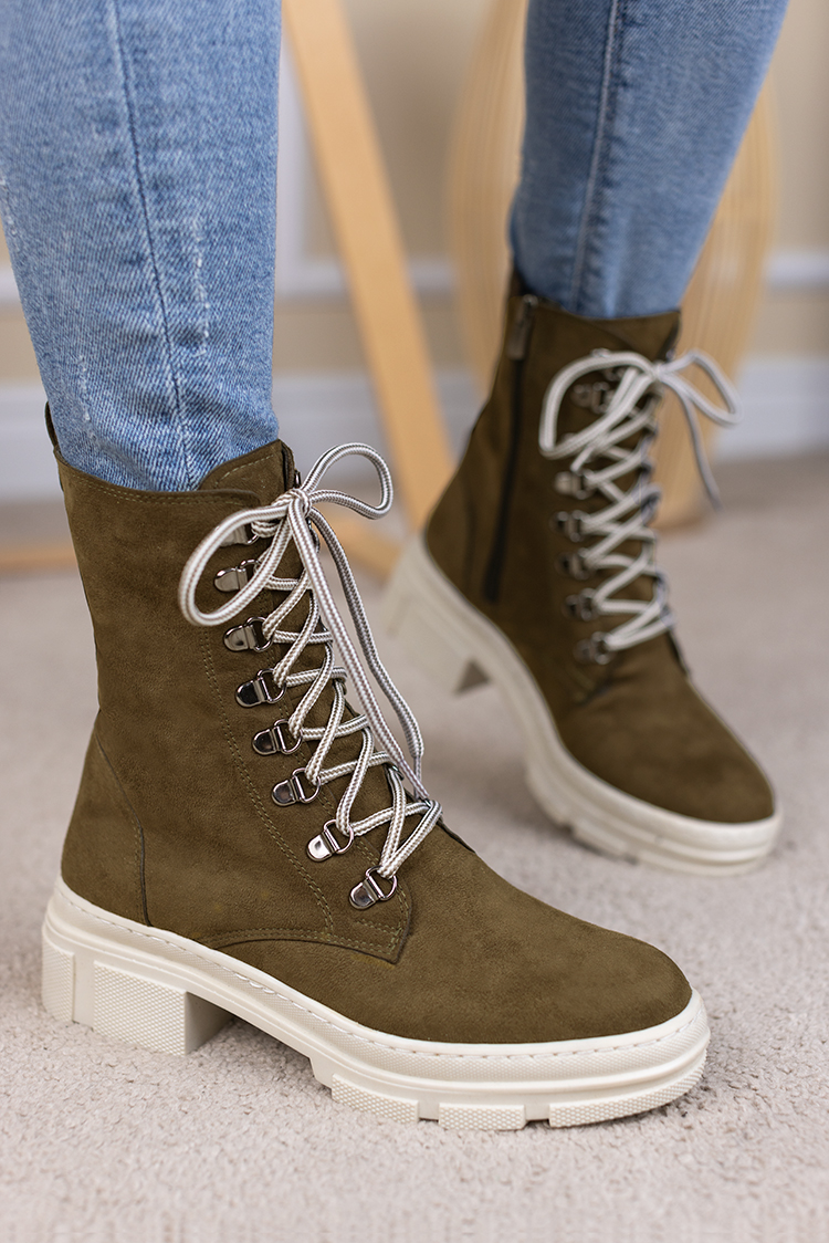 γυναικείες μπότες BELMESA KHAKI – 1