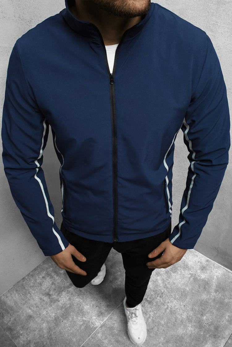 ανδρικό αθλητικό μπουφάν AMTALION NAVY - 1 82335