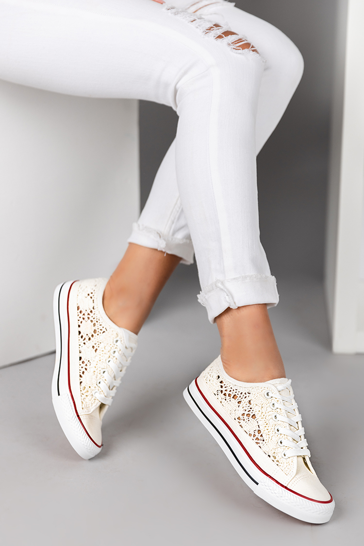 γυναικεία παπούτσια LACY WHITE – 1