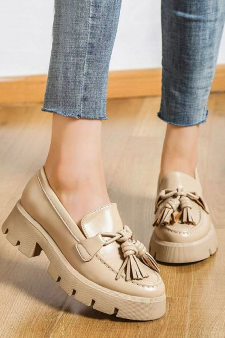 γυναικεία μοκασίνια RANEZA BEIGE – 1