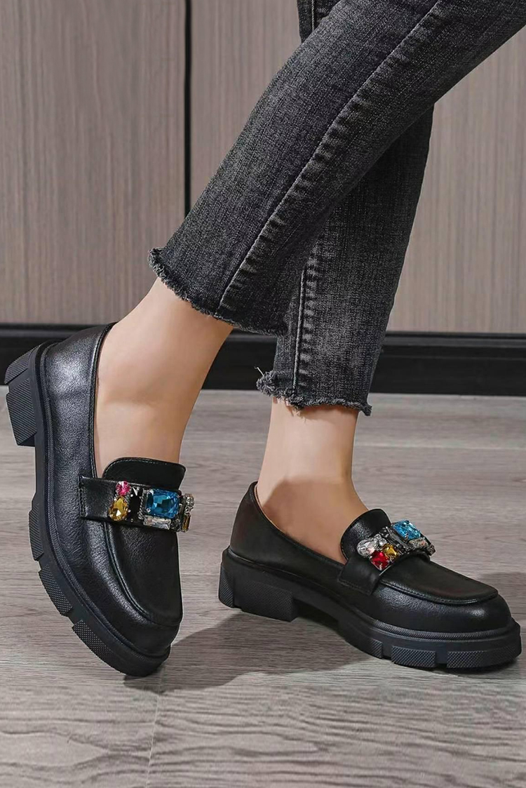 γυναικεία μοκασίνια FEMOLNA BLACK – 1