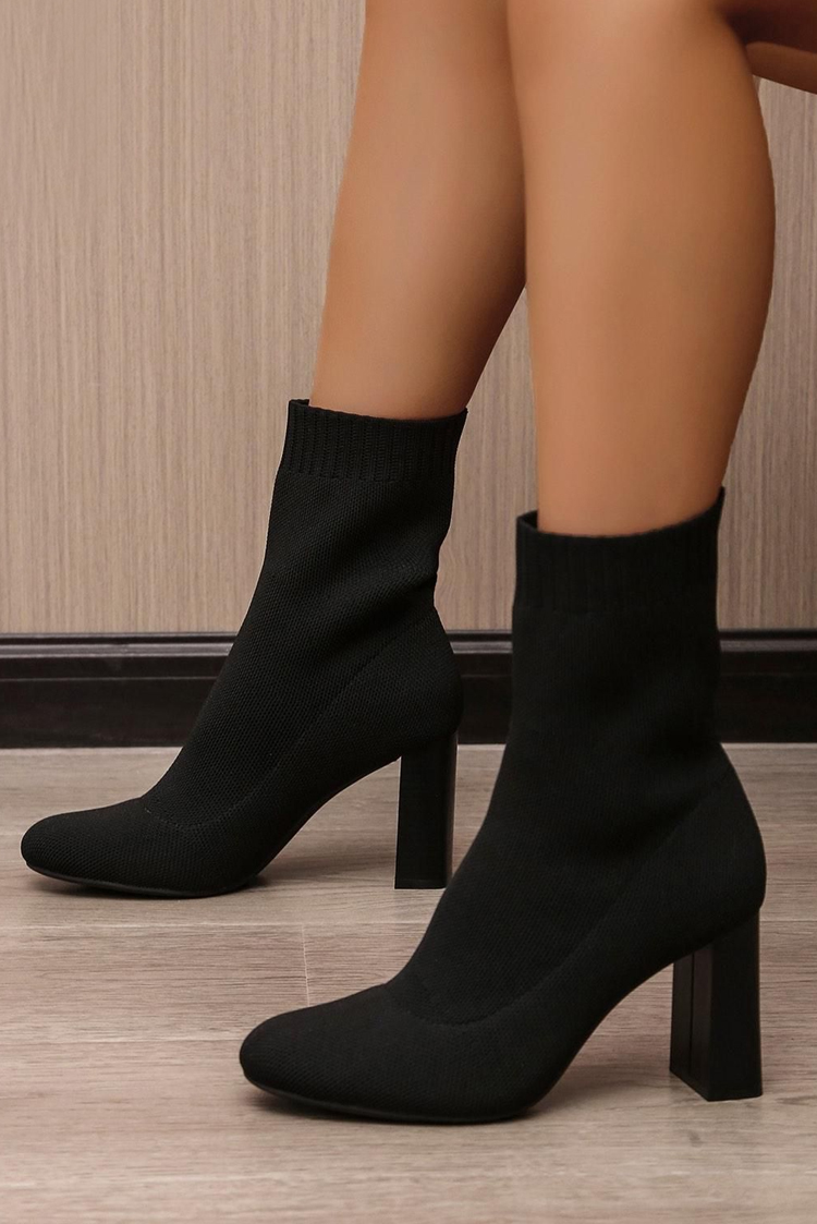 γυναικεία μποτάκια METINA BLACK – 1