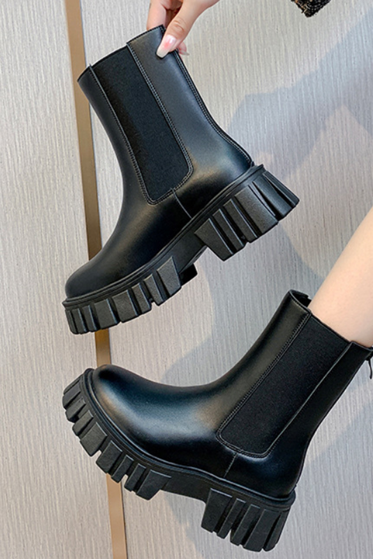 γυναικείες μπότες SPORELA BLACK – 1