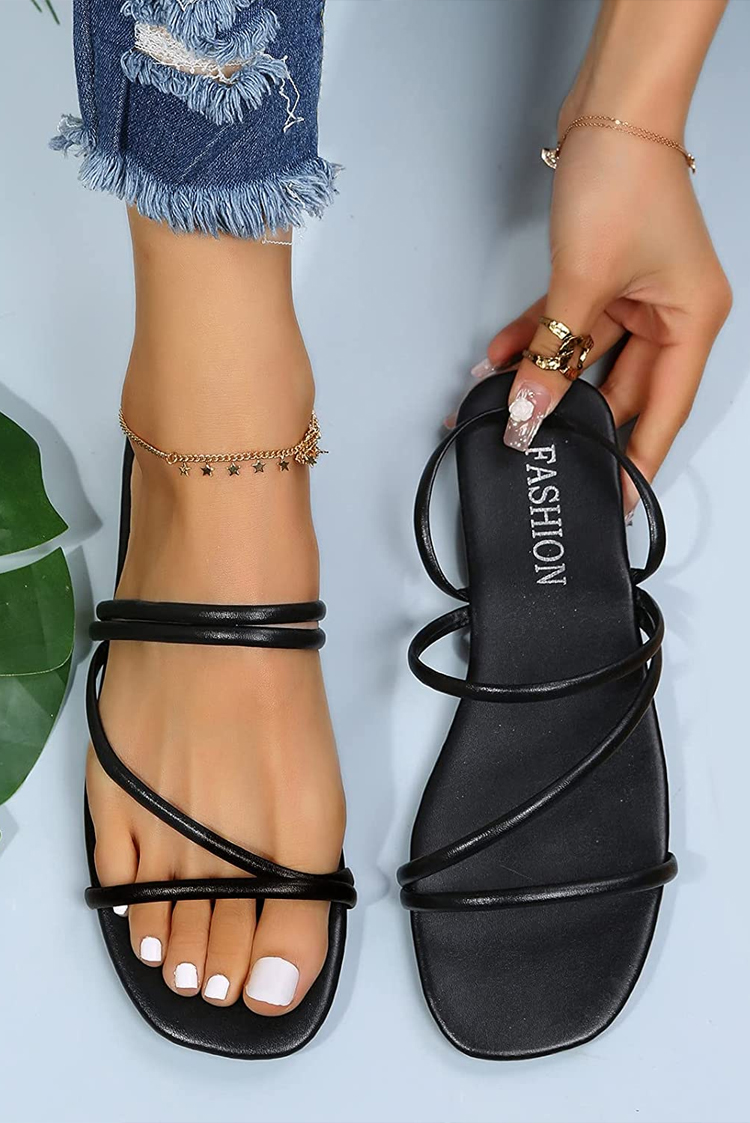 γυναικείες παντόφλες RETERGA BLACK - 1