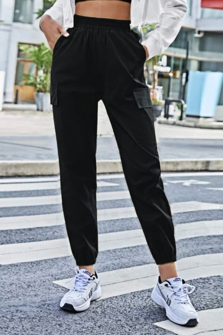 παντελόνι BANEGDA BLACK - 1