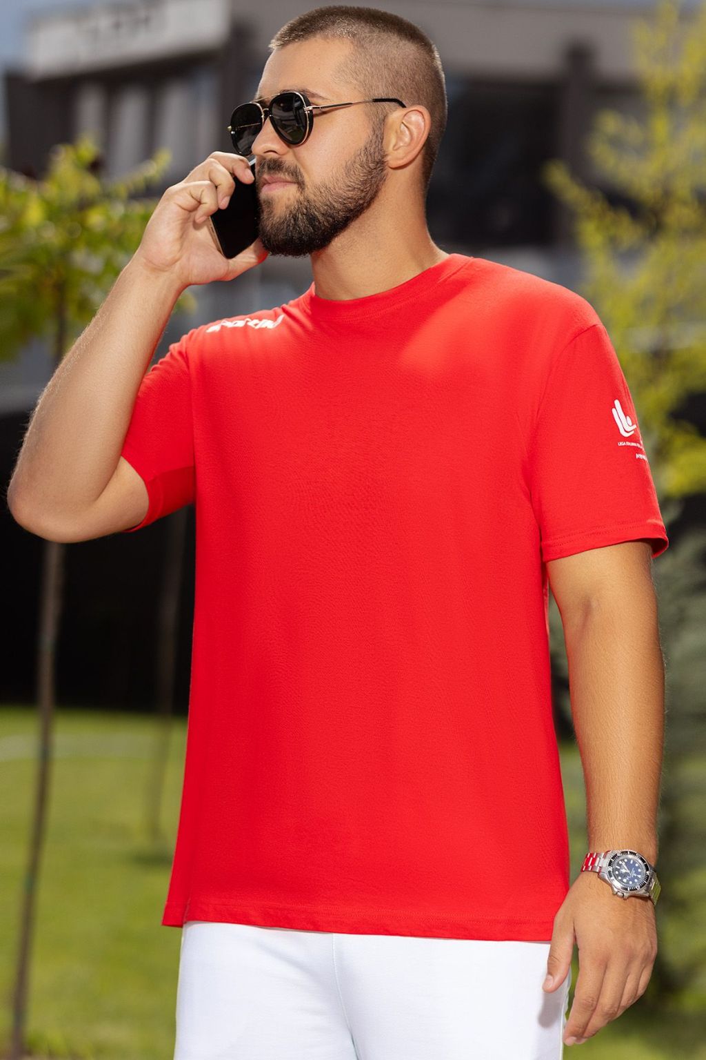 ανδρικό μπλουζάκι DOTENO RED - 1