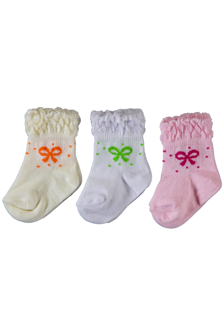 σετ 3 τεμ. βρεφικές κάλτσες SARANSI - 1