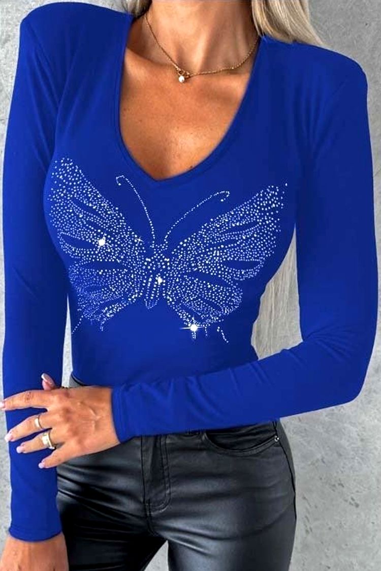 γυναικεία μπλούζα MARIESA BLUE - 1